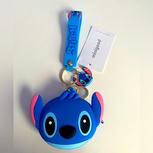 ⚡️Disney Stitch Coin Purse Silicone Keychain NWT⚡️